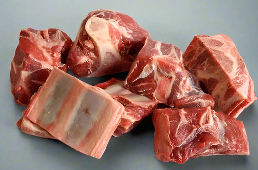 Diced Goat Meat on the Bone